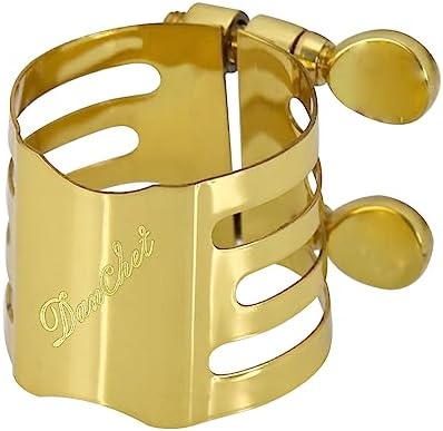 Tenor Saxophone Ligature Double Screws Gold Tenor Saxophone Ligature Fastener