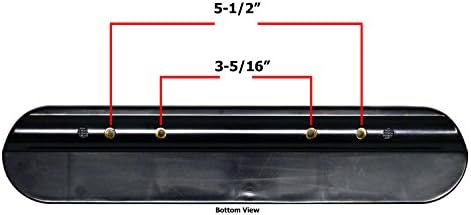 ALCO Universal Desk Length (9-1/8") Wheelchair Arm Pads, Black (Pair), Universal: Fits Most Invacare, Medline, Drive, E&J, Guardian, Lumex, Tuffcare