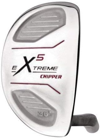 Right Handed Petite Senior Women's (4'10'' to 5'3") Extreme 5 Golf Chipper with Premium Lady Flex Pink Graphite Shaft, 36 Degree Utility Wedge Club