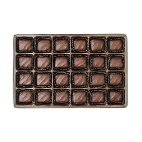 Vermont Nut Free Chocolates Boxed Chocolate Caramels (Assorted Chocolate) 12-Piece, Nut-Free, Egg-Free, Kosher