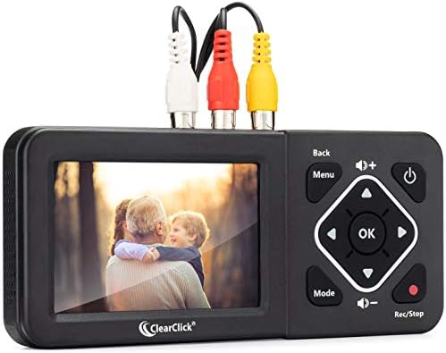 ClearClick Video to Digital Converter 2.0 (Second Generation) - Record Video from VCR's, VHS Tapes, AV, RCA, Hi8, Camcorder, DVD