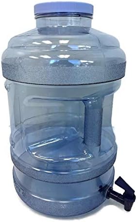 AquaNation BPA Free Water Bottle with Big-Mouth & Dispensing Valve Spigot, 5 Gallon Perfect for Home, Kitchen, Office, Sports Events