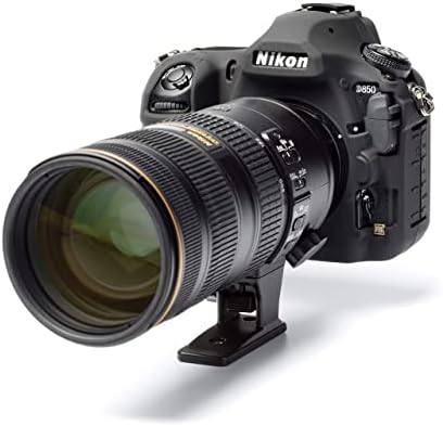 easyCover Silicone Case for Nikon D850 Camera, Black