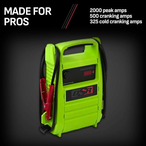 Schumacher Electric DSR Pro Series Portable Jump Starter & Power Station - 12V Jump Box for Car
