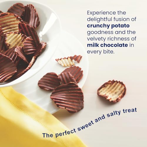ROYCE' Potatochip Chocolate "Original" - |Chocolate Coated Crispy Potato Chips | Gourmet Snack for Gifting & Indulging | Japanese Potato Chip Chocolate from Hokkaido (7 Servings per Container)