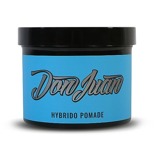 Don Juan Hybrido Pomade | Water Based | Strong Hold | High Shine | Natural Plant Extracts and Ocean Minerals | Summer Sea Breeze Scent, 4 oz.