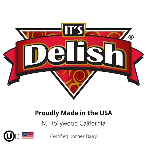 Gourmet Milk Chocolate Covered Raisins by It's Delish, 2 Lbs Bulk | Milk Chocolate Raisins Candy Snack for Parties or Holiday Events and Healthy Snacking | USA Made, Kosher Dairy