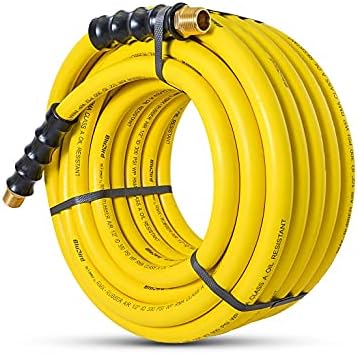 BluBird Oil-Shield: Winner - Top 20 Tools of 2016: 3/8" x 50' RMA Class A Professional Rubber Air Hose: The Lightest & Strongest Oil Resistent Hose