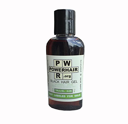 POWERHAIR Hair Gel, Subtle cover for gray hair, alcohol free, perfect hold, 8 Fl oz.(Black/Red/Brown) (BROWN for Dark Blonde)