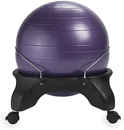Gaiam Ultimate Balance Ball Chair, Swivel Base, Home & Office