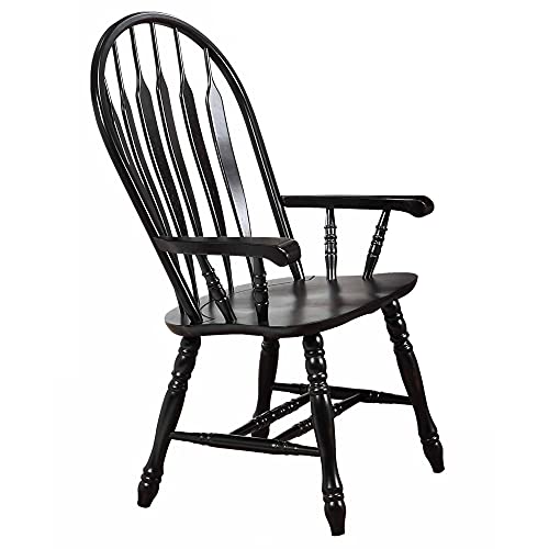 Sunset Trading Comfort Dining Arm Chair, 41", Light Oak
