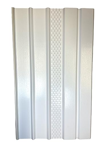 Mobile Home Skirting Box of 8 Vented White Panels 16" Wide X 35" Tall. Premium 40 Mil Thickness