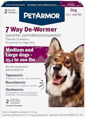 PetArmor Sure Shot Liquid Dewormer Dogs, Roundworms/Hookworms, 2oz | Ideal for Dogs & Puppies 2 Weeks+; Removes 2 Roundworms & 2 Hookworms; vet-quality formula; Precise Liquid Dosing