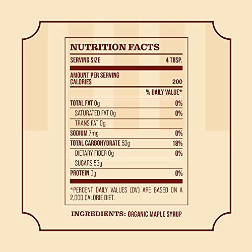 Frost Ridge Maple Farm, Organic Maple Syrup, Grade A, Quart (32 FL OZ), Medium Amber Rich