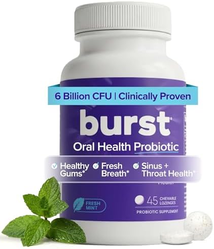 Burst Dental Probiotics (45 Count) | Oral Probiotics for Teeth and Gums