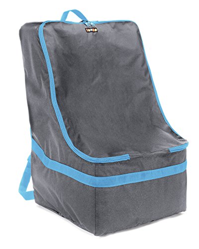 Car Seat Travel Bag — Adjustable, Padded Backpack for Car Seats — Car Seat Travel Tote - Compatible with Most Name Brand Car Seats