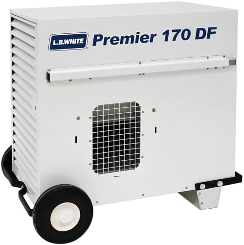 L.B. White CS170 Premier 170DF LP Forced Air Propane Tent Heater — Ductable Portable Space Heater for Indoor, Outdoor, Parties & Commercial, 170