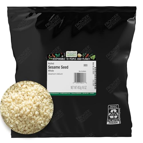 Frontier Bulk Sesame Seed Hulled Whole, 1 Pound