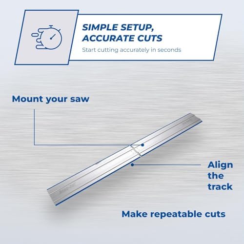Kreg KMA2750 Accu-Cut Expansion Pack - For Circular Saw Track - Adds 50" Cutting Length - Compatible with Accu-Cut (KMA2700) - Track Guide Rail