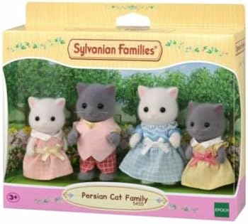 Sylvanian Families 5455 Persian Cat Family Dolls