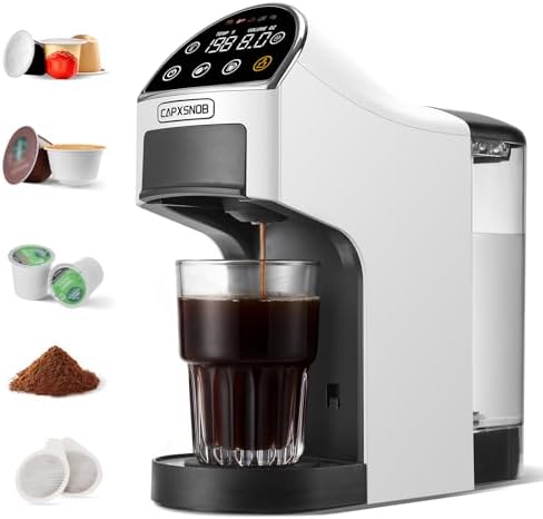 Magician2 Multi-Pod Coffee Maker & Espresso Machine for Home/Office & Dorms | Fits K Cup/Nespresso/Dolce Gusto/ESE Pods/Ground