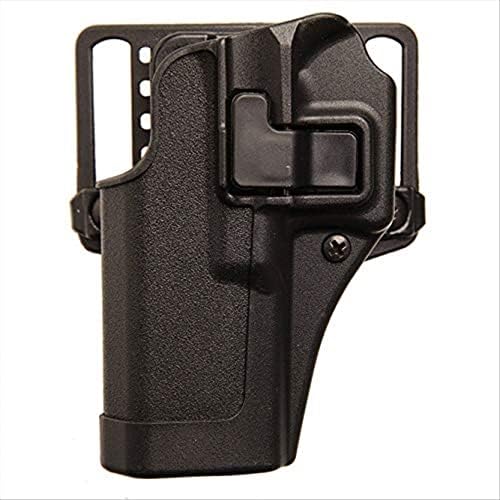 BLACKHAWK Serpa CQC Belt Loop and Paddle Holster for Glock 29/30/39 - Right Hand, Black | Hand, Black
