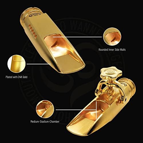 Theo Wanne Durga 5 Alto Saxophone Mouthpiece - Long Step Baffle & Large Chamber - Sensual Tone - Great for Jazz, R&B
