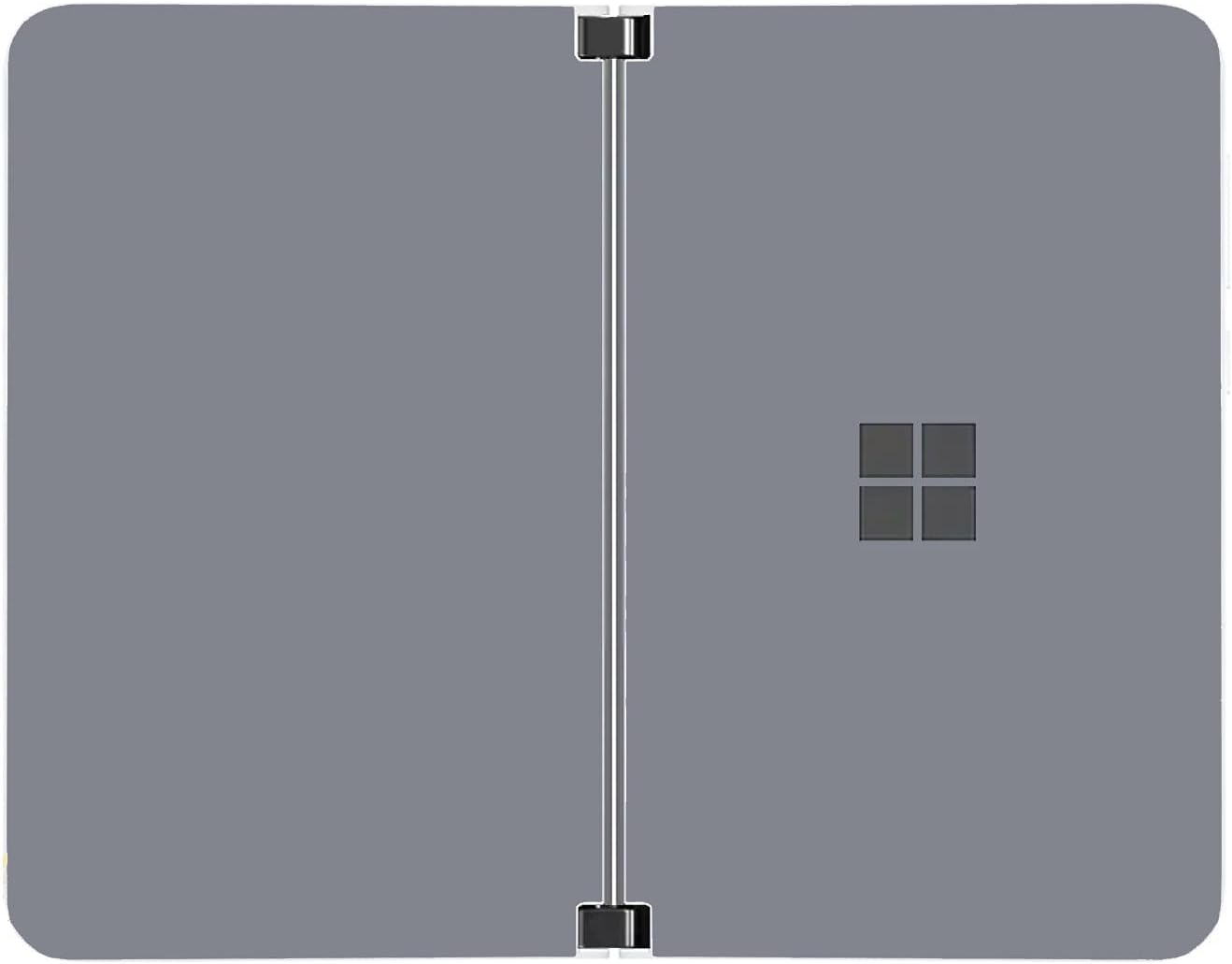 SopiGuard Sticker for Surface Duo Phone Edge-to-Edge Precision Vinyl Skin Wrap (Leather Textured)