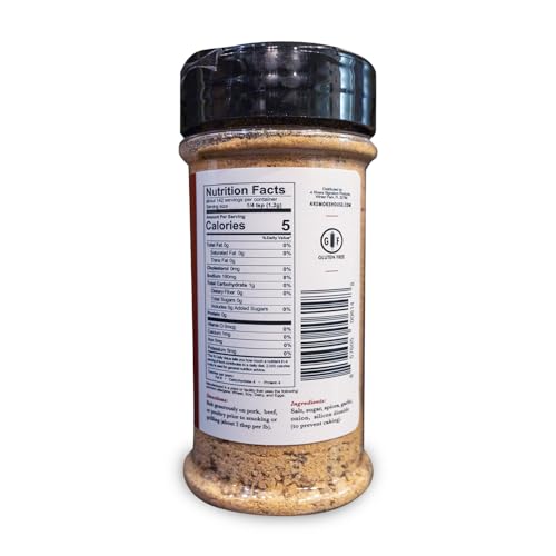 4 Rivers - Smokehouse Brisket Rub - Dry Rub Seasoning for Roasting, Slow-Cooking or Grilling - Premium Blend - Multi-Regional Recipe - Premium Ingredients - 6 oz | Seasoning for Roasting, Slow-Cooking or Grilling, Premium House-Made Blend, Multi-Regional…