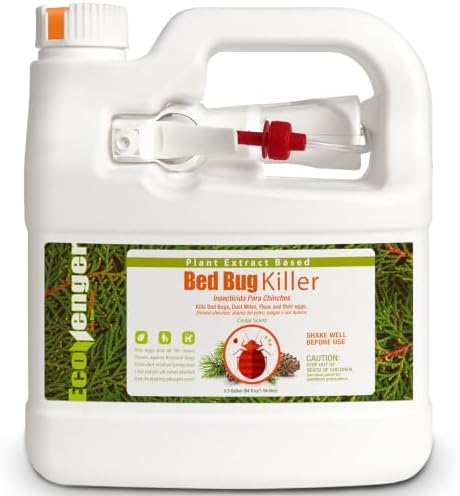 Bed Bug Killer 16 oz EcoVenger by EcoRaider, 100% Kill Efficacy, Bedbugs & Mites, Kills Eggs & The Resistant, Lasting Protection, USDA BIO-Certified, Plant Extract Based & Non-Toxic, Child & Pet Safe