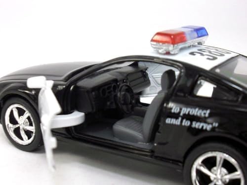 KiNSMART - 2006 Ford Mustang GT 1:38 Scale 5" Die Cast Metal Model Toy Car (Police)