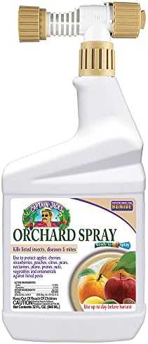 Bonide Captain Jack's Citrus, Fruit & Nut Orchard Spray, 32 oz | Ready-to-Spray, Multi-Purpose Fungicide, Insecticide, and Miticide