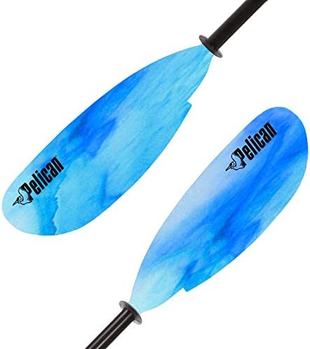 Pelican - Poseidon Paddle - Aluminum Shaft with Reinforced Fiberglass Blades - Lightweight, Adjustable Kayaks Paddles - Perfect for Kayaking Boating