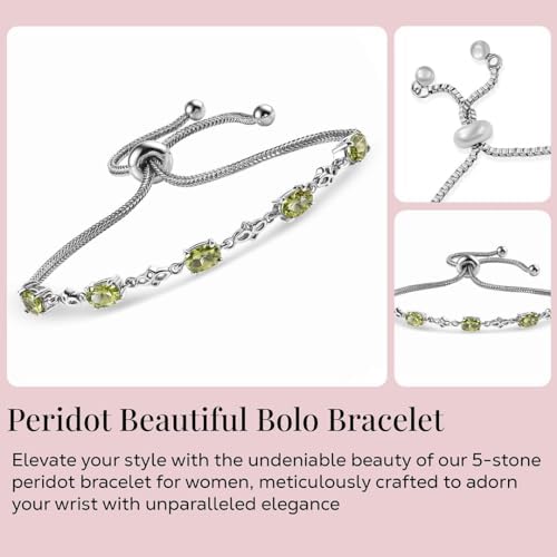Birthstone Bracelets Charm Bolo Bracelet Adjustable Gemstone | Birthday, Gifts
