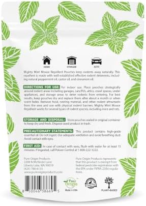 Mighty Mint Peppermint Oil Rodent Repellent Spray, 16 oz