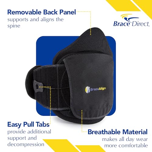 VertebrAlign LSO, Lumbar Back Brace, Herniated Disc, L0650 | Adjustable lumbar support brace eases bulging disc, sciatica, spinal stenosis & post-op back pain. Men & women. L0631, L0648