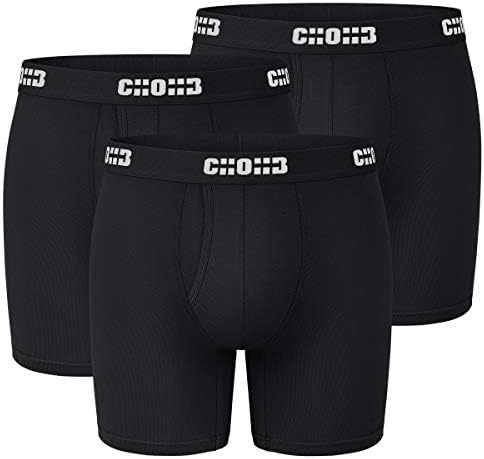 Men's Underwear Micro Modal 3 Pack Boxer Briefs Open Fly