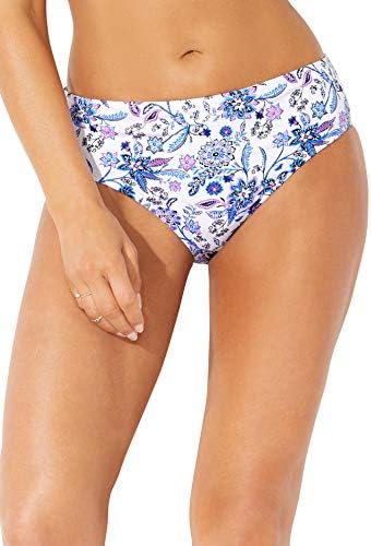Swimsuits For All Women's Hipster Swim Brief (Plus