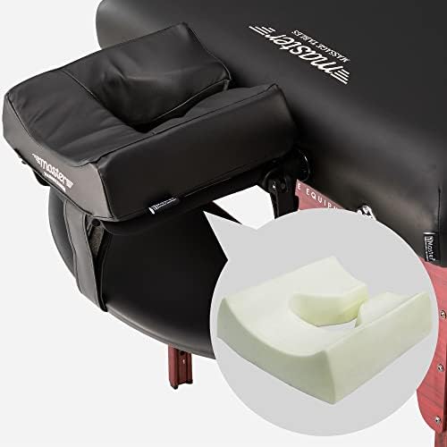 Master Massage 31" Montclair Pro Portable Massage Table Package, Memory Foam Cushioning, Reiki Panels, Shiatsu Cable Release- Tattoo Table, Spa Bed, Facial Bed
