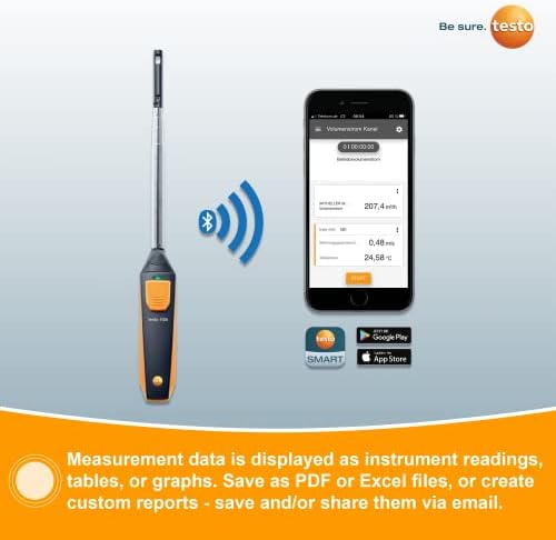 testo 405i Anemometer Handheld for Air Celocity