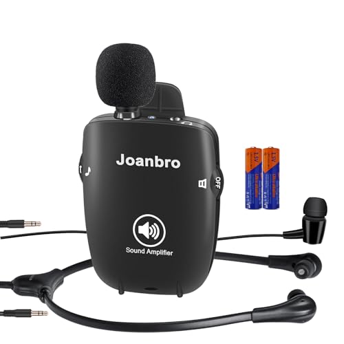 Personal Sound Amplifier for Seniors, Voice Enhancement Devices, Pocket Sound Amplifiers for Elderly People, Adults, 50dB Gain
