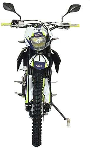 X-PRO Titan DLX 250cc Gas Dirt Bike Pit Bike Adult Bike,Big 21"/18" Wheels, Zongshen Engine! (Green)