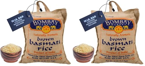 Bombay Basmati Brown Rice, 10-pounds Sack