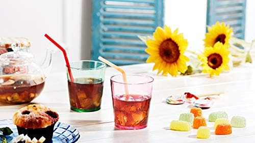 SCANDINOVIA - 13oz Unbreakable Premium Drinking Glasses Set of 6 - Made in Japan - Super Grade Acrylic Plastic - Perfect for Gifts - Dishwasher Safe