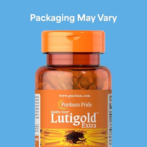 Puritan's Pride Premium Healthy Eyes Lutigold™ Extra Lutein | With Meso-Zeaxanthin and Zeaxanthin for Men and Women, Vision Health Support
