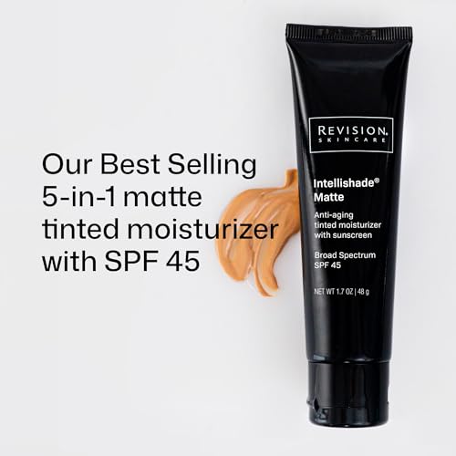 Revision Skincare Intellishade Matte SPF 45 Daily Oil-Free Tinted Sunscreen | Face sunscreen with SPF 45, Vitamin C