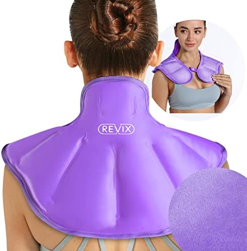 REVIX Ice Pack for Shoulders and Neck, Shoulder Ice Pack for Back Relief