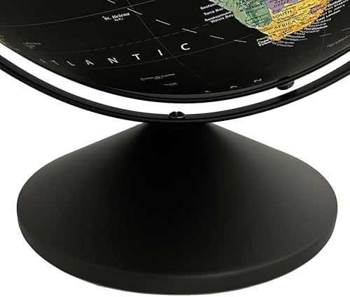 Replogle Eureka 16 inch desktop globe with up to date antique raised relief map and full swing gyromatic assembly. The beautiful antique ocean product has vast amounts of up-to-date information will pique the interest of any geographical connoisseur of a…