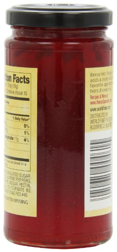 Reese Jelly, Hot Jalapeno, 10-Ounce (Pack of 6)