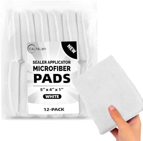 Professional Microfiber Sealer Applicator Pad – The Perfect Tool to Apply Sealer to All Natural Stone and Tile Like Marble, Granite